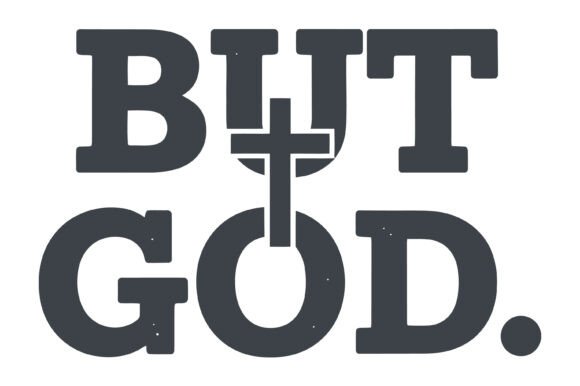 But God Christian Typography Quote: Design Review