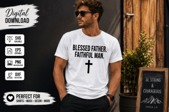 Christian Father PNG Graphics for T-Shirt Designs