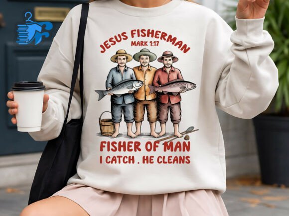 Christian Fisherman Bible Quote Art