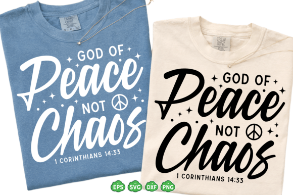 God of Peace SVG, Trendy Christian PNG for T-Shirt Designs