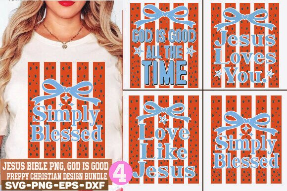 Jesus Bible PNG, God is Good PNG, Preppy Design Review
