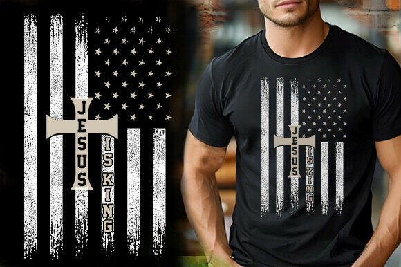 Jesus Is King Vector T-Shirt Graphics
