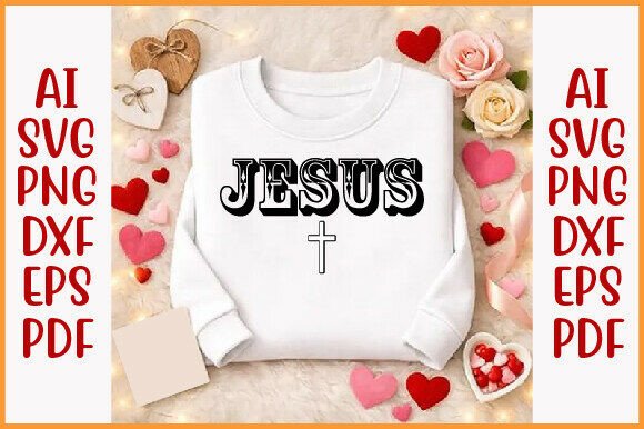 Jesus PNG Graphics for T-Shirt Designs