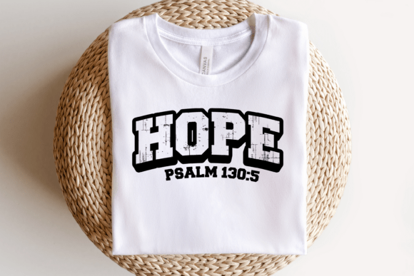 Psalm 130 5 Hope Christian Faith Svg